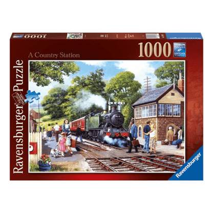 Ravensburger - A Country Station - 1000 Piece Jigsaw Puzzle 4005556176403