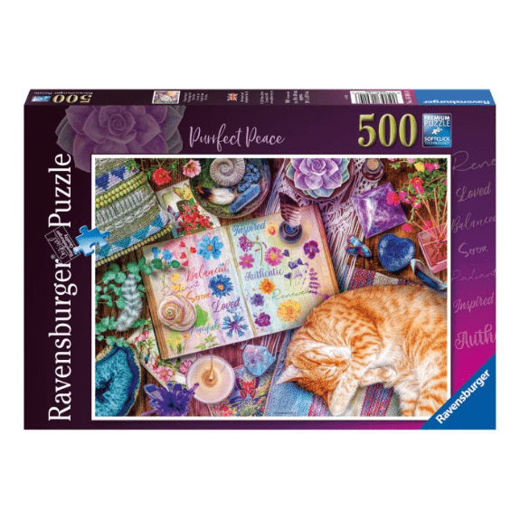 Ravensburger: Aimee Stewart Purrfect Peace 500 Piece Jigsaw Puzzle 4005556169146