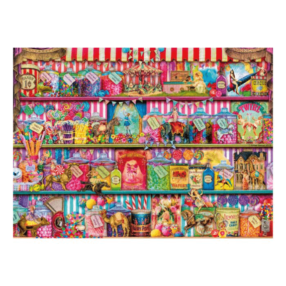 Ravensburger: Aimee Stewart The Sweet Shop 500 Piece Jigsaw Puzzle 4005556146536