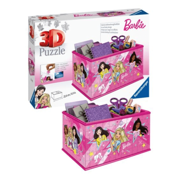 Ravensburger - Barbie Storage Box - 223 Piece 3D Jigsaw Puzzle 4005556115846