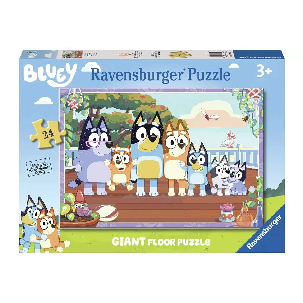 Ravensburger: Bluey 24 Piece Giant Floor Puzzle Fun Time 4005556056224
