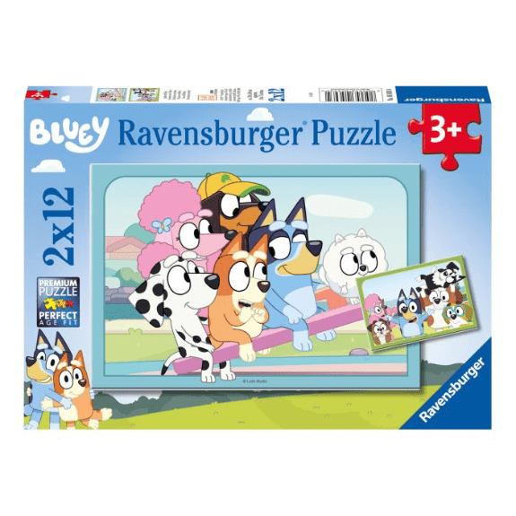 Ravensburger: Bluey 2x12pc 4005556056934