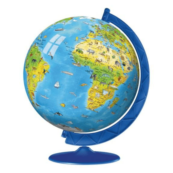 Ravensburger: Children's World Globe 180 Piece 3D Puzzle 4005556123384