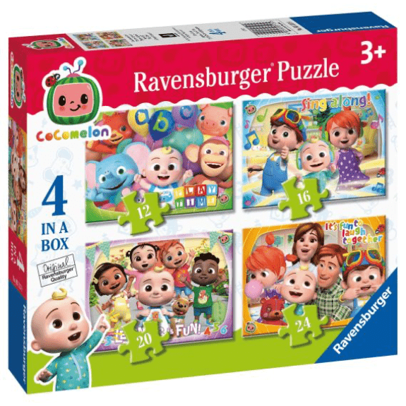 Ravensburger: Cocomelon 4 in a Box Jigsaw Puzzle 4005556031139