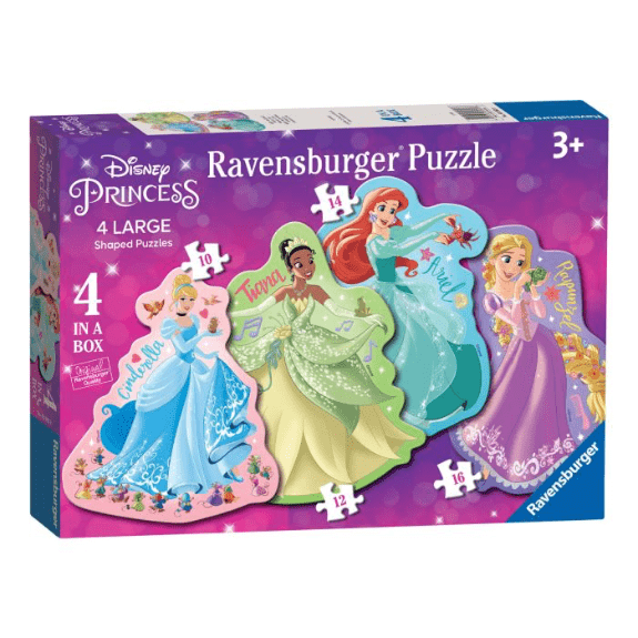 Ravensburger - Disney Princess Four In A Box - (10,12,14,16 Piece) Jigsaw Puzzle 4005556030828