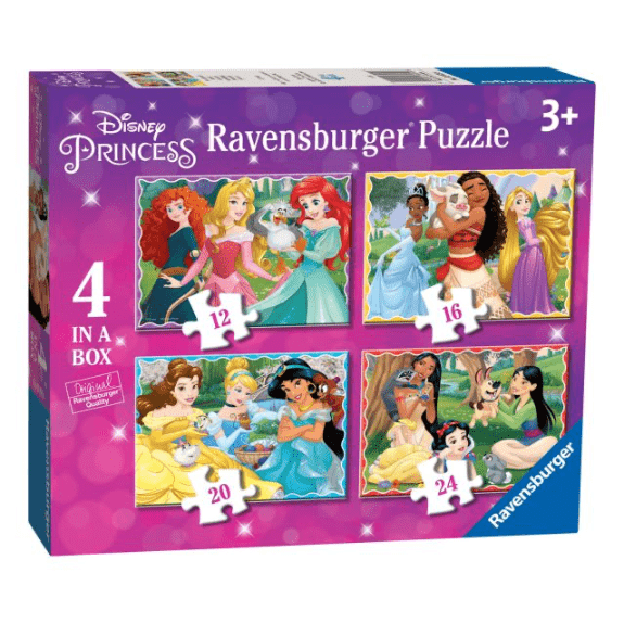 Ravensburger: Disney Princess Friendship 4 in a Box Jigsaw Puzzle 405556030798