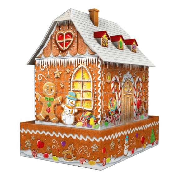 Ravensburger: Gingerbread House 216 Piece 3D Puzzle 4005556112371