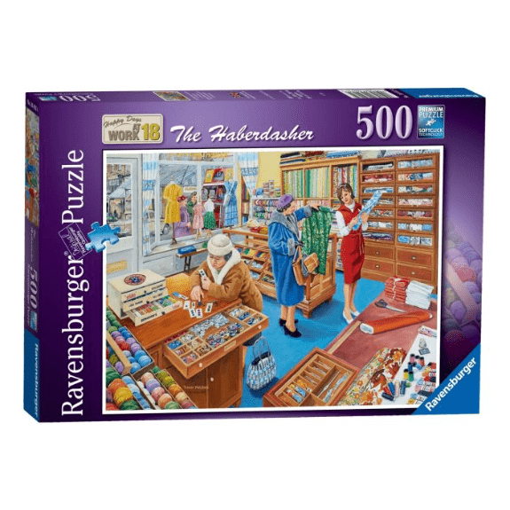 Ravensburger: Happy Days at Work No.18 The Haberdasher 500 Piece Jigsaw Puzzle 4005556164134