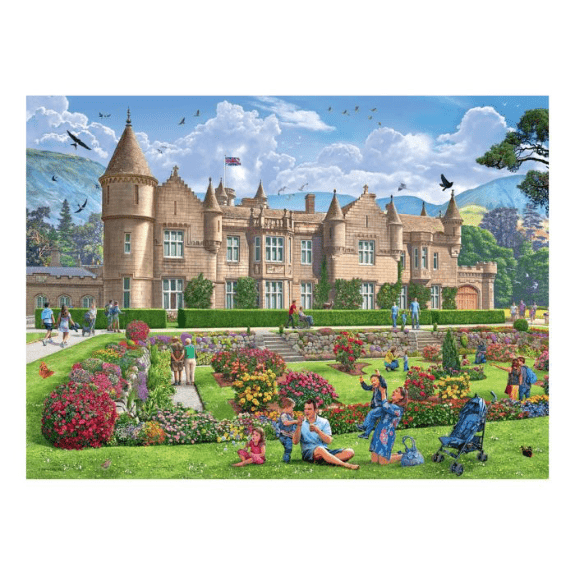 Ravensburger: Happy Days Collection No.4 Royal Residences 4x 500 Piece Jigsaw Puzzle 4005556171408