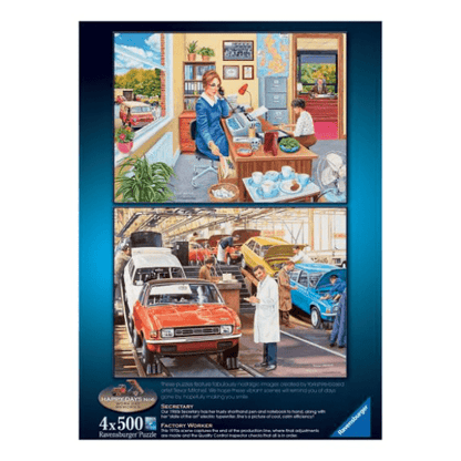Ravensburger: Happy Days No.6 Work Day Memories 500 Piece Jigsaw Puzzle 4005556174904