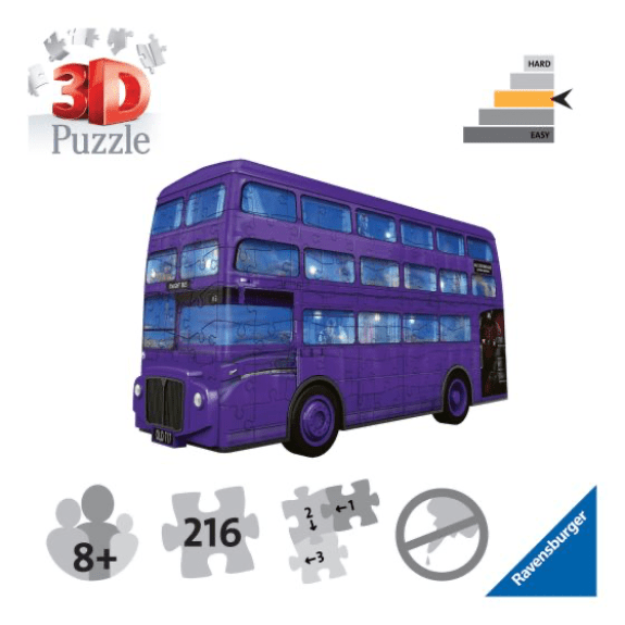 Ravensburger: Harry Potter Knight Bus 216 Piece 3D Puzzle 4005556111589