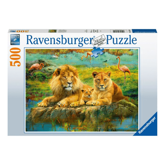 Ravensburger: Lions in the Savanna 500 Piece Jigsaw Puzzle 4005556165841