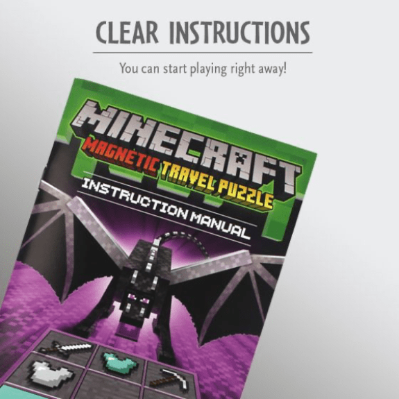Ravensburger - Minecraft Magnetic Travel Puzzle 019275315214