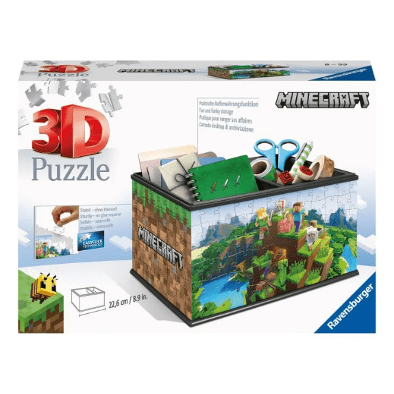 Ravensburger: Minecraft Storage Box 216 Piece 3D Puzzle 4005556112869