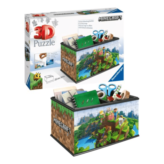 Puzzle 3D Puzzle Organizer Minecraft Storage Box - 216 pieces