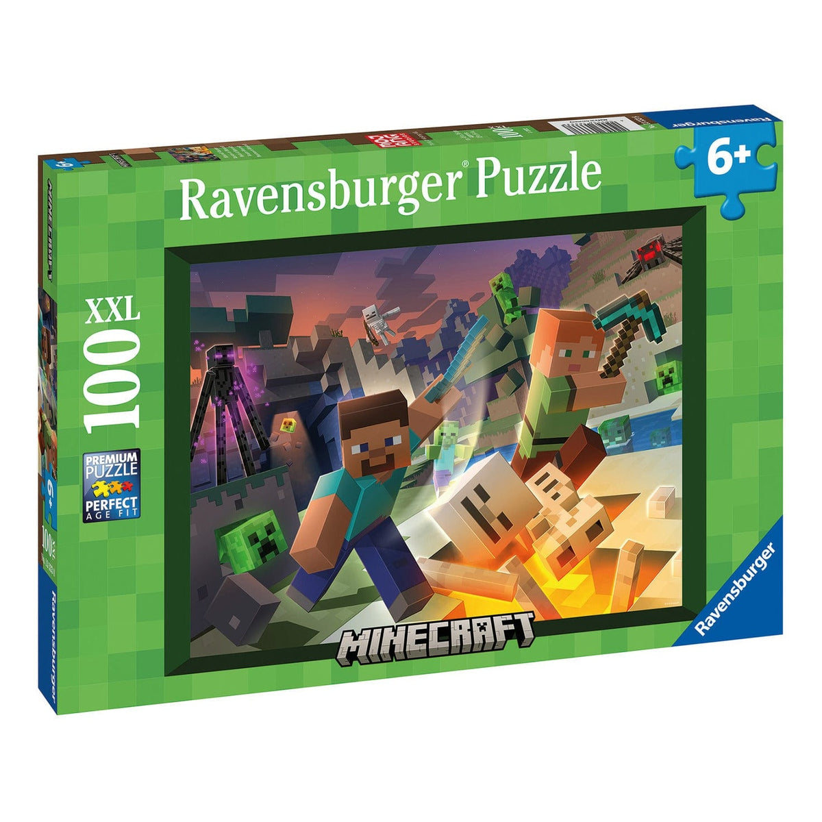 Ravensburger: Monster Minecraft XXL 100 Piece Jigsaw Puzzle 400555613338