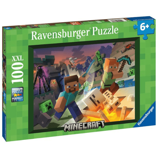 Ravensburger: Monster Minecraft XXL 100 Piece Jigsaw Puzzle 400555613338
