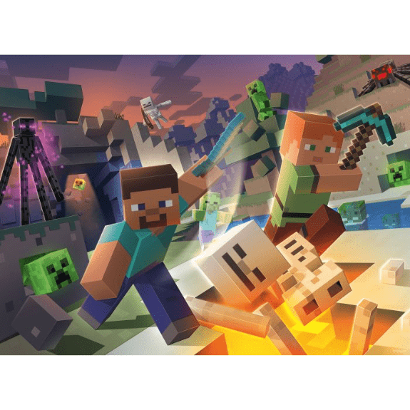 Ravensburger: Monster Minecraft XXL 100 Piece Jigsaw Puzzle 400555613338
