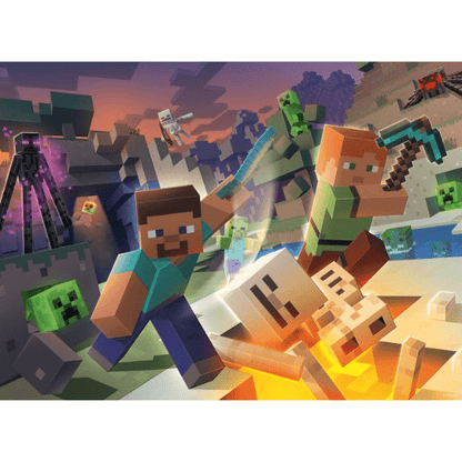 Ravensburger: Monster Minecraft XXL 100 Piece Jigsaw Puzzle 400555613338