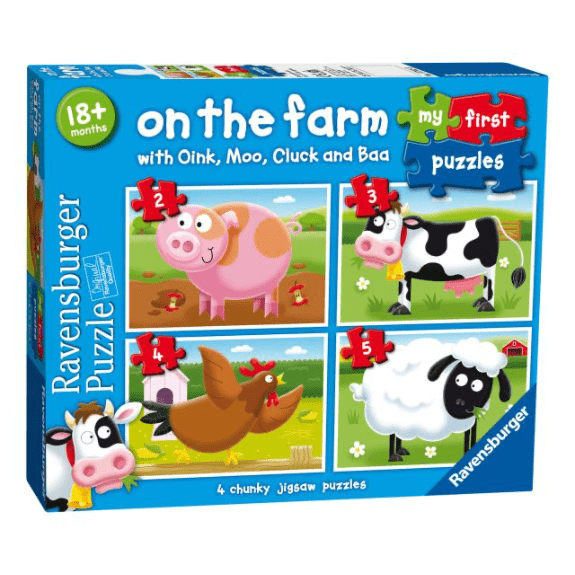 Ravensburger - My First Puzzle On The Farm - (2 3 4 & 5 Piece) Jigsaw Puzzle 4005556073023