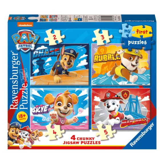 Ravensburger: My First Puzzle Paw Patrol (2 3 4 & 5 Piece) Jigsaw Puzzle 4005556031542