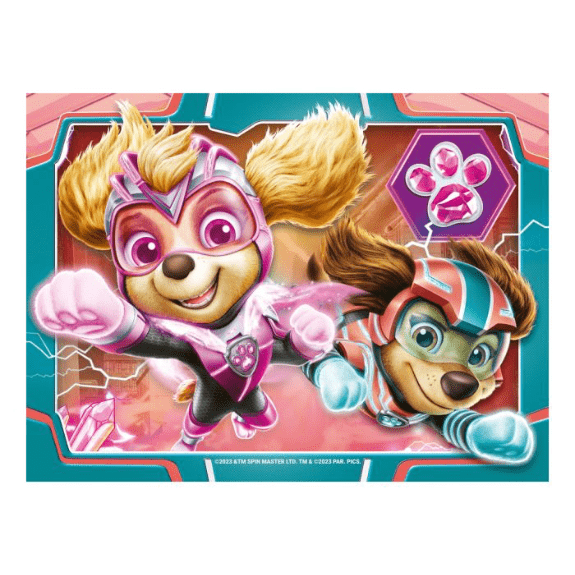 Ravensburger: Paw Patrol Mighty Movie Mini Memory 16 Piece Giant Floor Puzzle 4005556031696