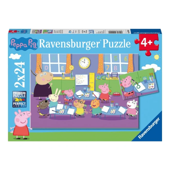 Ravensburger: Peppa Pig 2x 24 Piece Jigsaw Puzzle 4005556093502