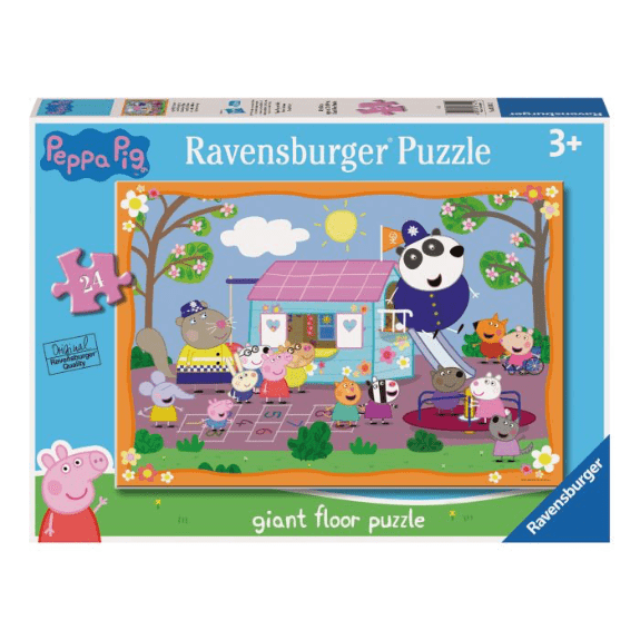 Ravensburger: Peppa Pig Peppa's Clubhouse 24 Piece Giant Floor Puzzle 4005556031412