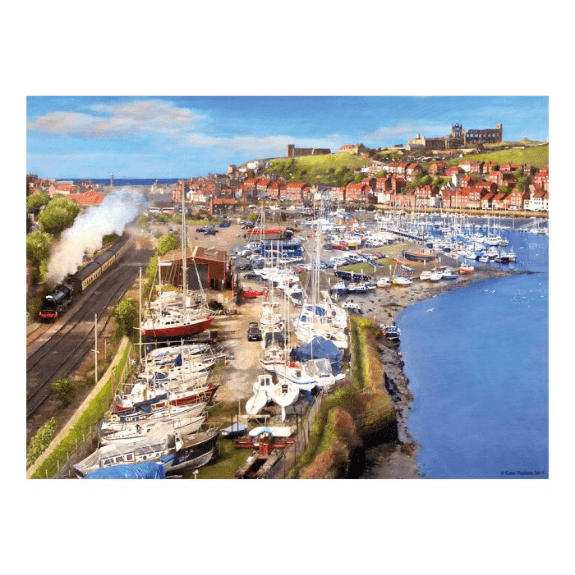 Ravensburger - Picturesque Landscapes No.1 Yorkshire Whitby & Runswick Bay - 2x 500 Piece Jigsaw Puzzle 4005556140503