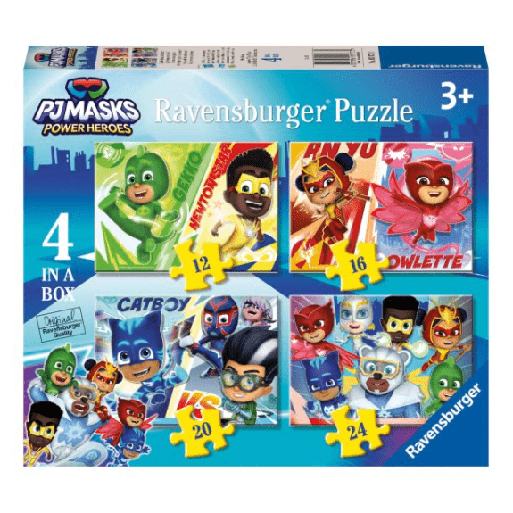 Ravensburger: PJ Masks 4 in a Box Jigsaw Puzzle 4005556031733