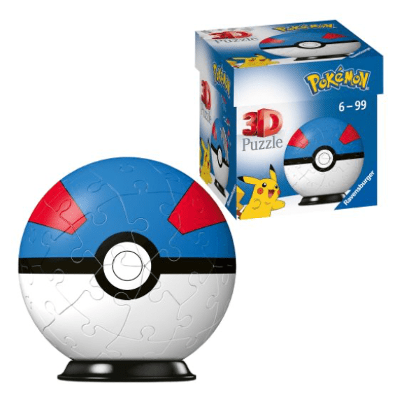 Ravensburger: Pokemon Great Ball 54 Piece 3D Puzzle 4005556112654