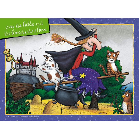 Ravensburger: Room On The Broom Four In A Box (12, 16, 20, 24 Piece) Jigsaw Puzzle 4005556031313