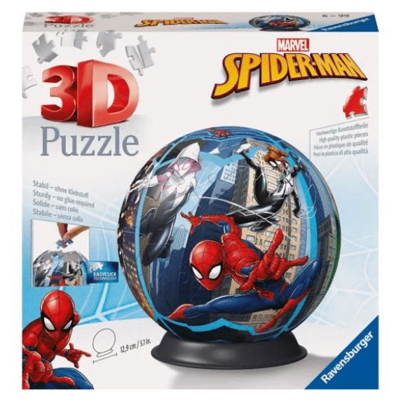 Ravensburger: Spiderman 72 Piece 3D Puzzle Ball 4005556115631