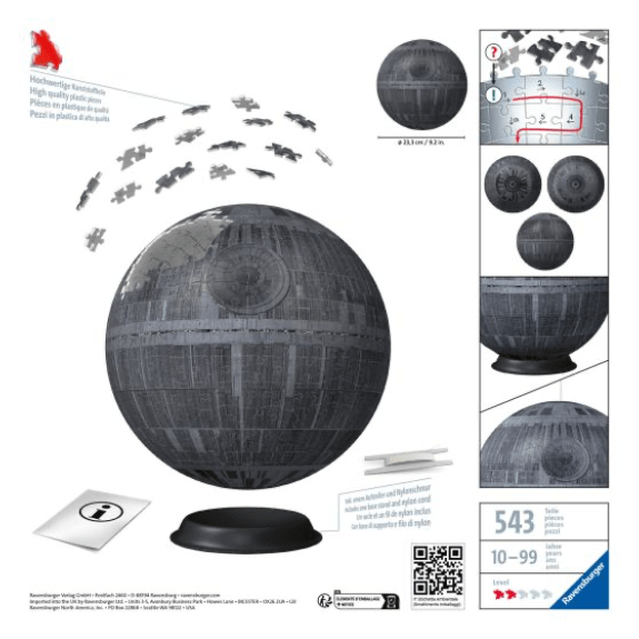 Ravensburger: Star Wars Death Star 540 Piece 3D Puzzle 4005556115556