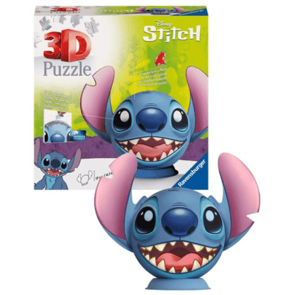 Ravensburger - Stitch with Ears - 72 Piece 3D Puzzle Ball 4005556115747