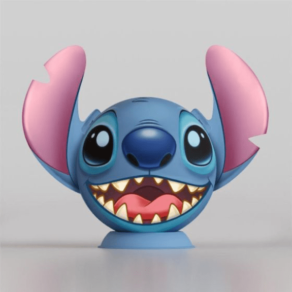 Ravensburger - Stitch with Ears - 72 Piece 3D Puzzle Ball 4005556115747