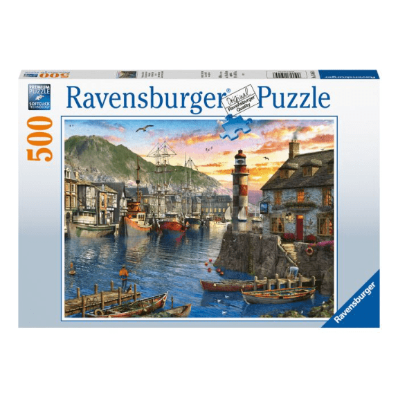 Ravensburger: Sunrise at the Port 500 Piece Jigsaw Puzzle 4005556150458