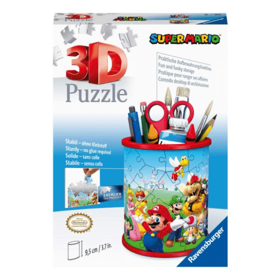 Ravensburger: Super Mario Pencil Holder 54 Piece 3D Puzzle 4005556112555