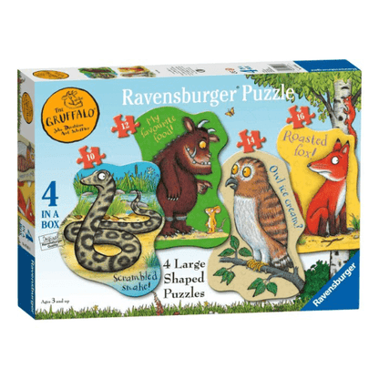 Ravensburger - The Gruffalo Large Shaped Jigsaw Puzzles - 4 Pack 4005556070183