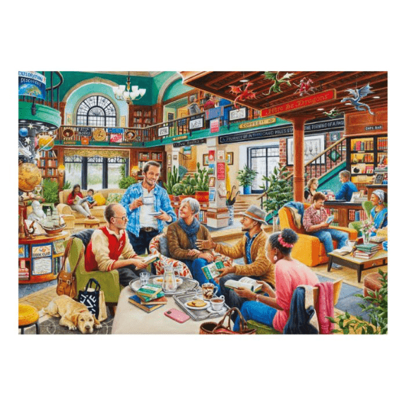 Ravensburger - Turn the Page Bookclub - 1000 Piece Jigsaw Puzzle 4005556168750