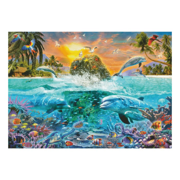 Ravensburger - Underwater Island - 1000 Piece Jigsaw Puzzle 4005556199488