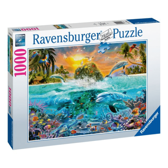 Ravensburger - Underwater Island - 1000 Piece Jigsaw Puzzle 4005556199488