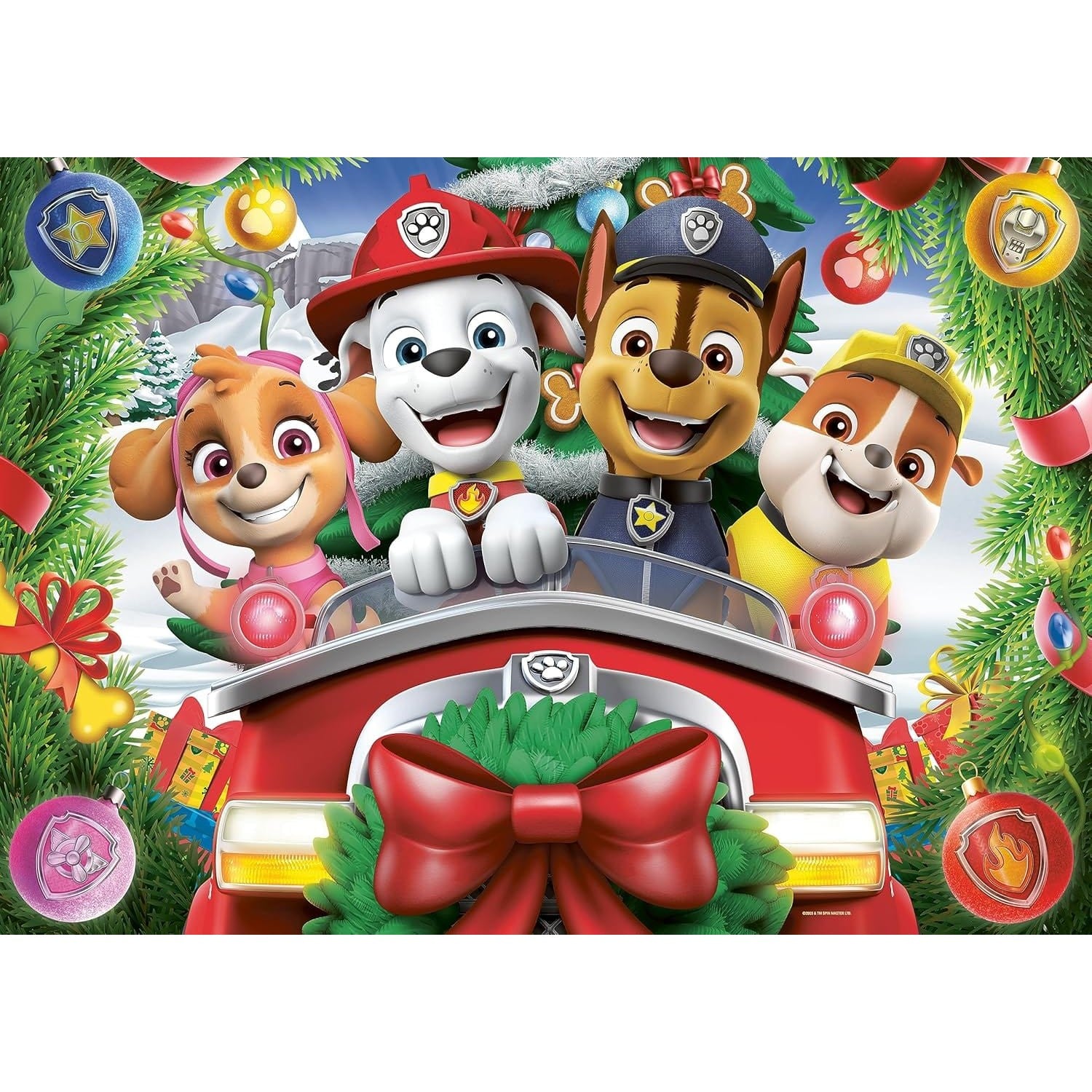 Paw Patrol Christmas Giant Floor Puzzle 24pc 4005556031689