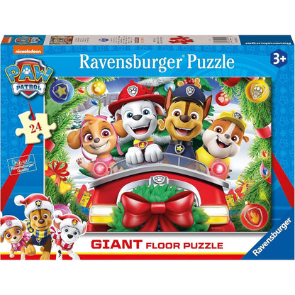 Paw Patrol Christmas Giant Floor Puzzle 24pc 4005556031689
