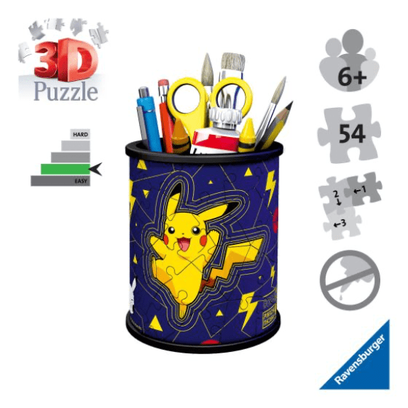 Ravensburger: Pokemon Pencil Holder 54 Piece 3D Jigsaw Puzzle 4005556112579