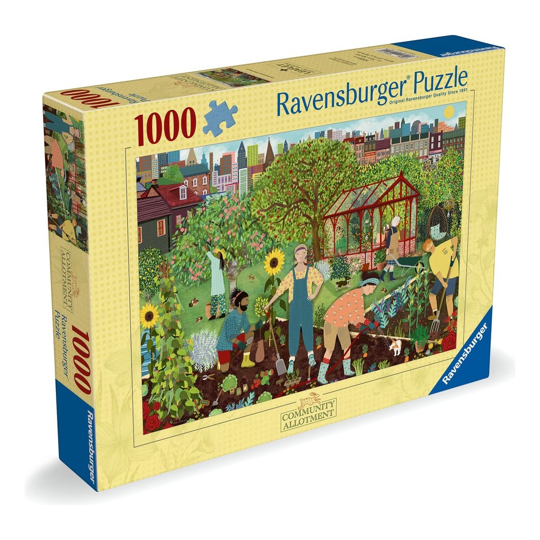 Ravensburger 1000 Piece Jigsaw Puzzle Community Allotment Garden Angela Holland Artwork 4005555017141
