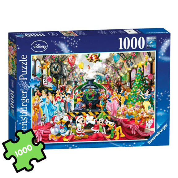 Ravensburger 1000 Piece Jigsaw Puzzle: Disney All Aboard for Christmas 4005556195534