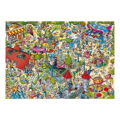Ravensburger 1000 Piece Jigsaw Puzzle The Amusement Park Holiday Resort No 4 Ray's Comic Series 4005555011651