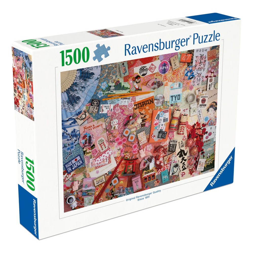 Ravensburger 1500 Piece Jigsaw Puzzle Trip To Tokyo Iconic Landmarks City Scenes 4005555017035