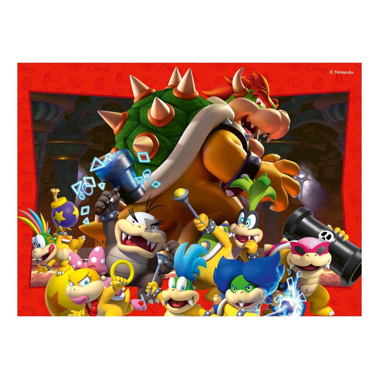 Ravensburger 4 x 49 Piece Jigsaw Puzzle Set Super Mario Theme for Kids Featuring Mario Luigi Toads and Friends 4005555041078